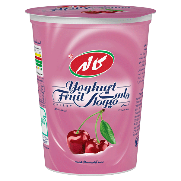 ماست میوه ای گیلاس 450 گرم