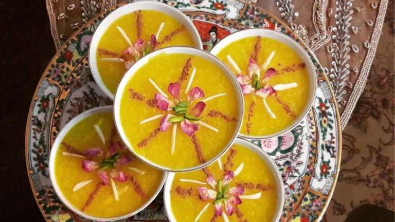 طرز تهیه شله زرد مجلسی