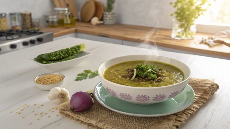 طرز تهیه آش شلغم با اسفناج